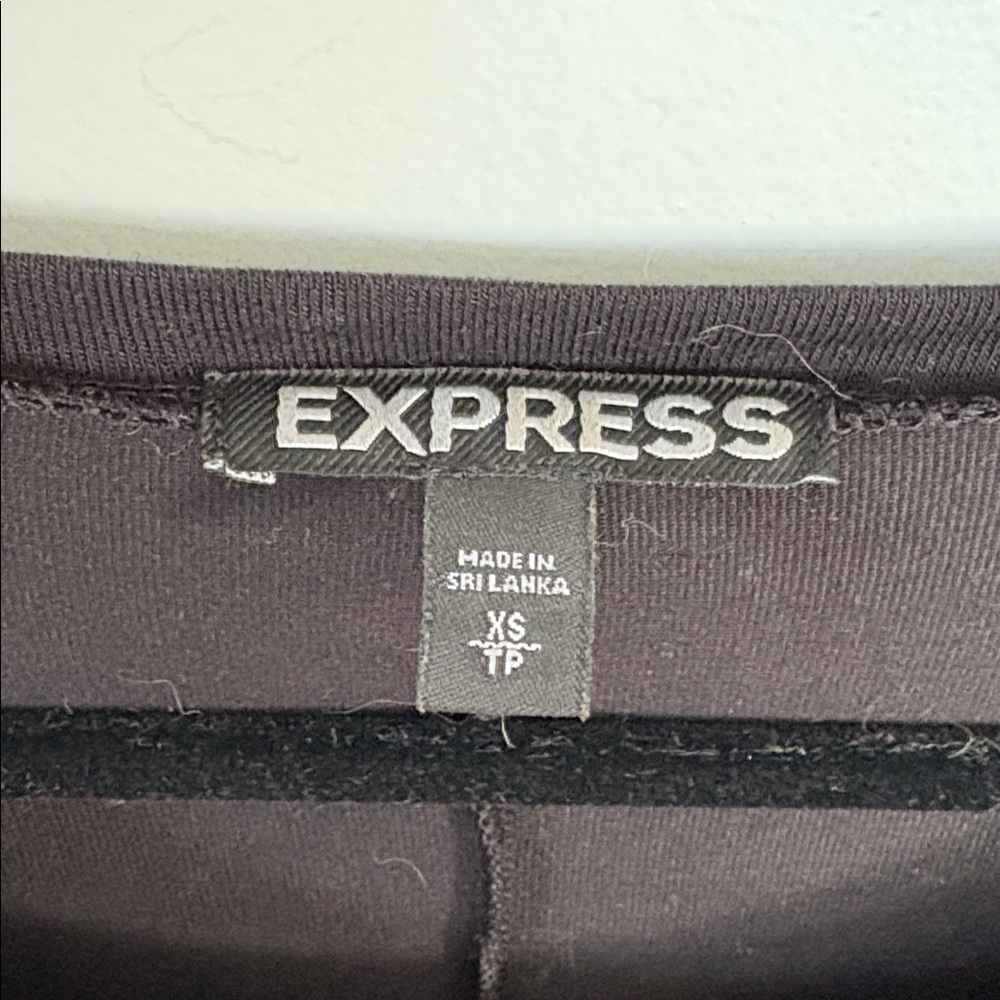 Express Black Lace-Up Sleeve Dress - Picture 5 of 5